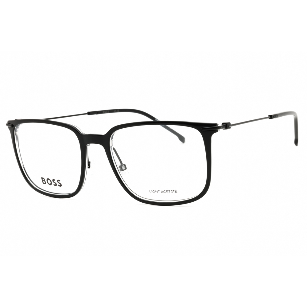 NWT Hugo Boss BOSS 1484-0SUB 00 Black Rectangle 56mm Eyeglasses